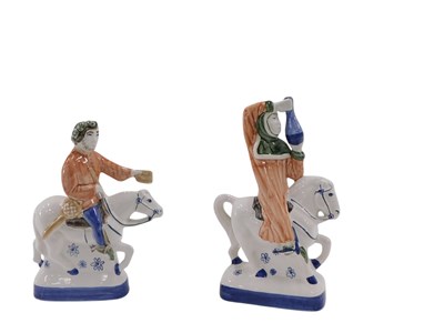 Lot 646 - Two Rye pottery Canterbury Tales flatback...