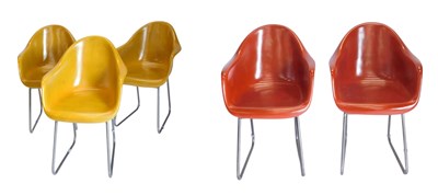Lot 1168 - A set of five mid century chairs, in the style...