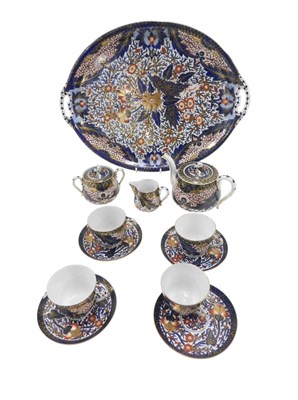 Lot 673 - A 20thC Eastern eggshell porcelain service,...
