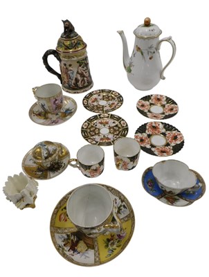 Lot 677 - 19thC and later ceramics, comprising three...