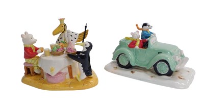 Lot 698 - Two Royal Doulton Rupert collectors...