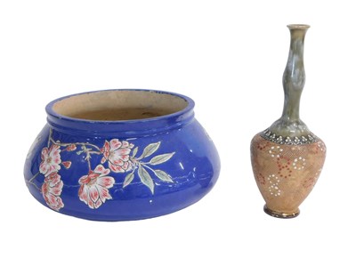 Lot 700 - Two items of 20thC stoneware, comprising a...