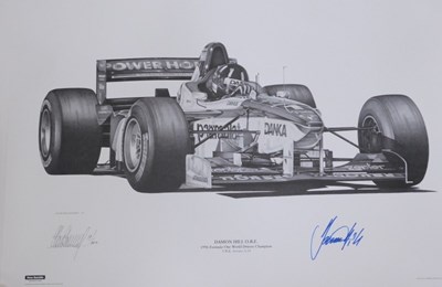 Lot 28 - Motor Racing - After Alan Stammers. Damon Hill...
