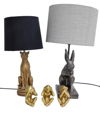 Lot 713 - A selection of modern lamps and...