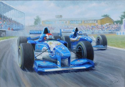 Lot 29 - Motor Racing - Tony Smith. 'Johnny Wins the...