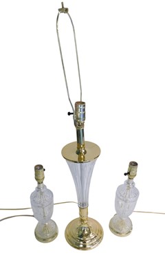 Lot 723 - Three late 20thC/early 21stC glass and gilt...