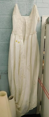 Lot 2039A - A Forever Yours wedding dress, with faux pearl...
