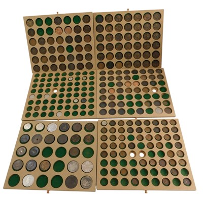Lot 239 - A quantity of bronze and mainly nickel silver...