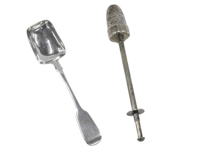 Lot 755 - A Victorian silver caddy spoon, with...