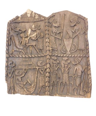 Lot 799 - An African tribal mid to late 20thC carved...