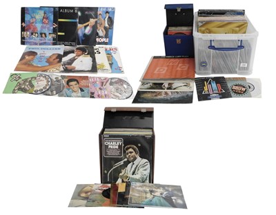 Lot 810 - A quantity of LPs and 45rpm singles, to...