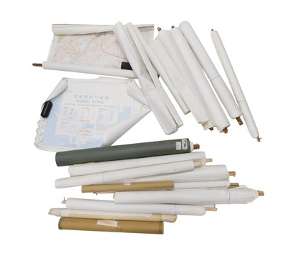 Lot 837 - A quantity of rolled Ordnance Survey maps, to...