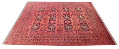 Lot 940 - A Belouch carpet, decorated with a design of...