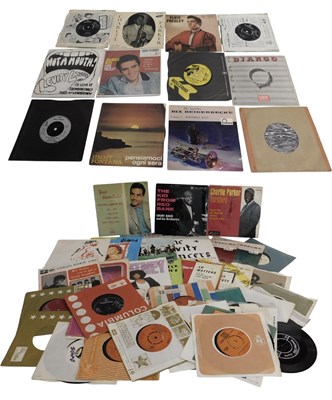 Lot 714 - Various 45rpm records, to include Elvis...