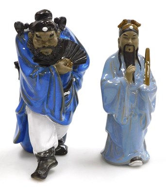 Lot 52 - A group of late 20thC Chinese mudmen figures,...