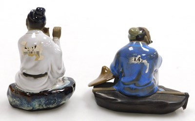 Lot 52 - A group of late 20thC Chinese mudmen figures,...