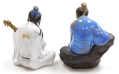 Lot 52 - A group of late 20thC Chinese mudmen figures,...