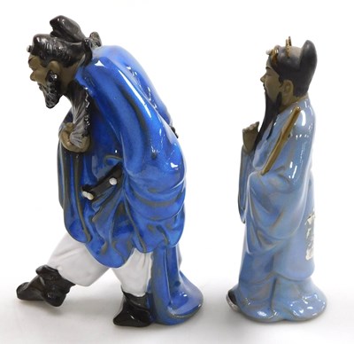Lot 52 - A group of late 20thC Chinese mudmen figures,...