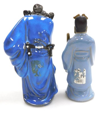 Lot 52 - A group of late 20thC Chinese mudmen figures,...