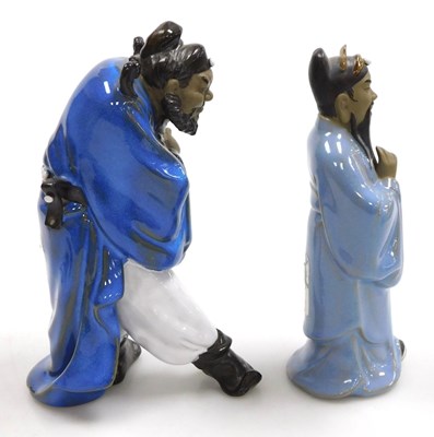 Lot 52 - A group of late 20thC Chinese mudmen figures,...