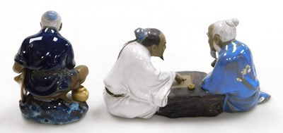 Lot 52 - A group of late 20thC Chinese mudmen figures,...