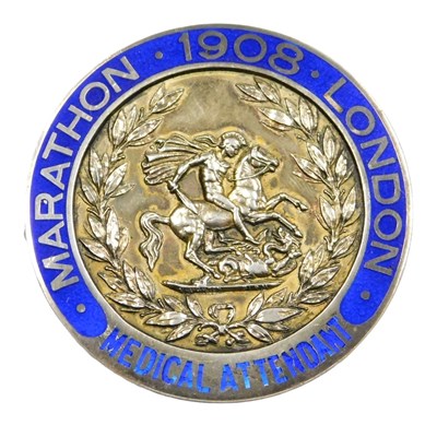 Lot 1 - A rare sterling silver and enamel 1908...