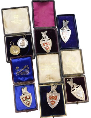 Lot 103 - Five Victoria University (Manchester) silver...