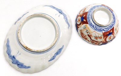 Lot 66 - A group of Japanese imari dishes, Meiji period...