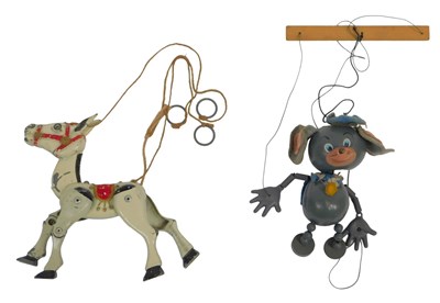 Lot 173A - A Pelham Puppets Muffin the Mule and Pixie. (2)