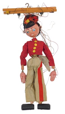 Lot 174 - Pelham Puppets standard puppet 'Soldier Fritz',...