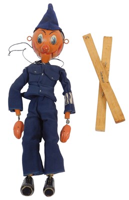 Lot 178 - A Pelham Puppets type SS Policeman, boxed.