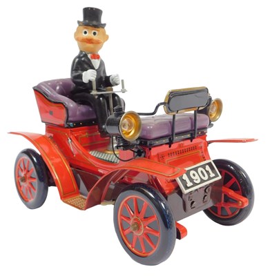 Lot 180 - A TN Nomura battery operated antique car, with...