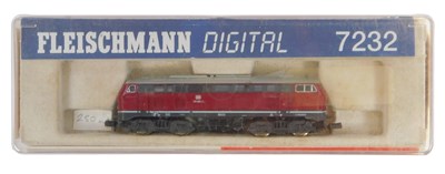 Lot 191 - A Fleischmann N gauge 7232 diesel locomotive,...
