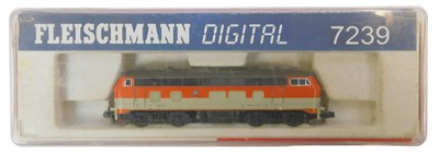 Lot 205 - A Fleischmann digital N gauge 7239 class 218...