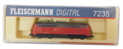 Lot 210 - A Fleischmann N gauge 7235 diesel locomotive...