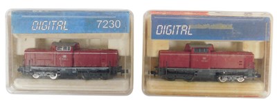 Lot 215 - Fleischmann N gauge locomotives, including a...