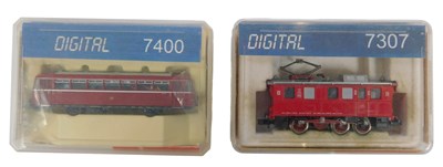 Lot 216 - Fleischmann N gauge locomotives, including a...