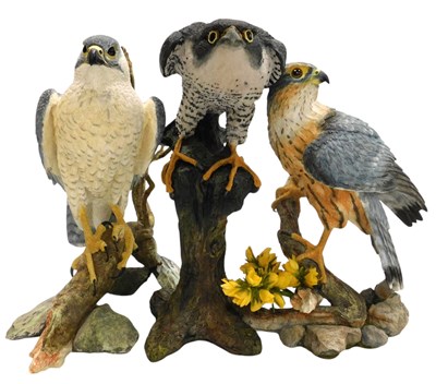 Lot 41 - A Country Artists figure of a Merlin with...
