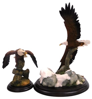Lot 49 - A Country Artists figure of a Bald Eagle...