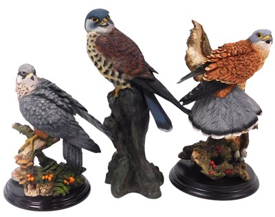 Lot 55 - A Country Artists figure of a Hobby, raised on...
