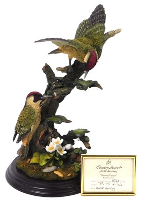 Lot 63 - A Country Artists figure group of European...