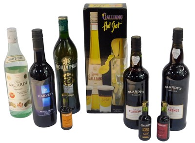 Lot 38 - Various alcohol, including Blandy's Duke of...