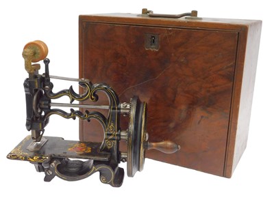 Lot 43 - A late 19thC James Weir miniature hand-crank...