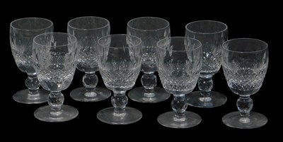 Lot 52 - A set of eight Waterford Colleen pattern port...