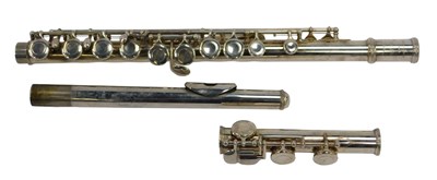 Lot 63 - A Trevor J James London flute, number 19674,...