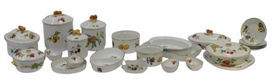 Lot 73 - A group of Royal Worcester Evesham and Evesham...