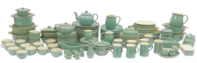 Lot 74 - A comprehensive Denby Manor Green stoneware...