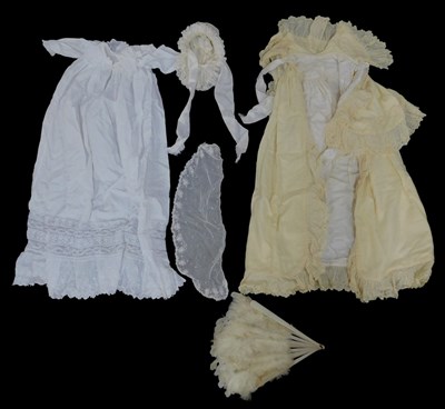 Lot 90 - Textiles, to include a 1930s Christening gown...