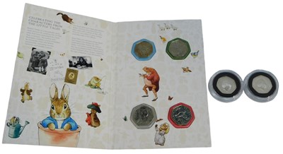 Lot 102 - Two The Royal Mint Celebrating Beatrix Potter...