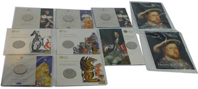 Lot 117 - Ten The Royal Mint five pound brilliant...
